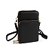 Crossbody-geldbörse mit handytasche, 11,5 x 18 cm - Kamel beige (1 Stück)