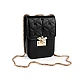 Gesteppte umhängetasche für damen mit biene, 13 x 18,5 cm - Puderig (1 Stück)