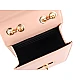 Gesteppte umhängetasche für damen mit biene, 13 x 18,5 cm - Puderig (1 Stück)