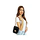 Gesteppte umhängetasche für damen mit biene, 13 x 18,5 cm - Puderig (1 Stück)