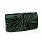 Clutch/abendtasche aus satin - Dunkelgrün (1 Stück)