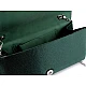 Clutch/abendtasche aus satin - Dunkelgrün (1 Stück)