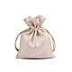 Geschenkbeutel 10 x 13 cm satin mit lurex - Hell-grau (1 Stück)