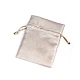 Geschenkbeutel 10 x 13 cm satin mit lurex - Hell-grau (1 Stück)