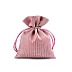 Geschenkbeutel 10 x 13 cm satin mit lurex - Hell-grau (1 Stück)