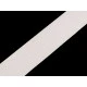 Klettverschluss mit haken und schlaufen auf derselben seite, breite 50 mm - Weiß (1 Meter)