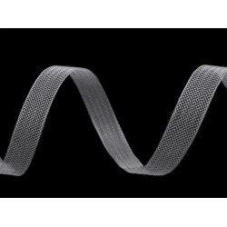 Versteifungsband crinoline zur versteifung der kleidung und herstellung von faszinationen, breite 1 cm - Transparent (45 Meter)