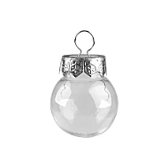 Weihnachtskugel zum verzieren, ø 4 cm - Transparent (10 Stücke)