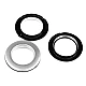 Click-öse für gardinen und vorhänge, innen-ø 42 mm - Weiß (10 Sets)