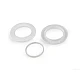 Click-öse für gardinen und vorhänge, innen-ø 42 mm - Weiß (10 Sets)