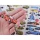 Aufkleber 3d-autos - Siehe abbildung (1 Karte)
