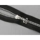 Design-knochenreißverschluss nr. 5, meterware - Schwarz (1 Meter)
