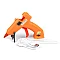 Kabellose heißklebepistole ø 7 mm - Orange (1 Stück)