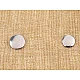 Doppelseitige metalldruckknöpfe für dicke stoffe, ø 15 mm, edelstahl - Nickel (50 Sets)