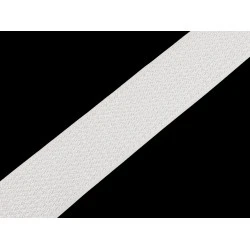 Klettverschluss mit haken und schlaufen auf derselben seite, breite 38 mm - Schwarz (1 Meter)