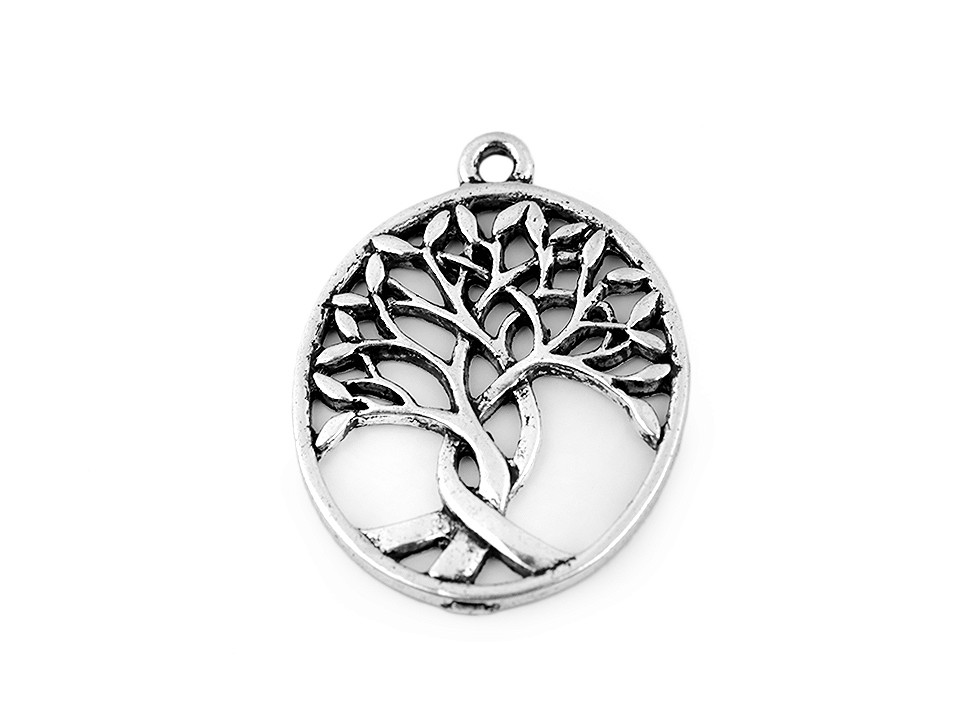 Anhänger-Lebensbaum, 24x32 mm (2-teiliges Paket) Anhänger-Lebensbaum, 24x32 mm (2-teiliges Paket)