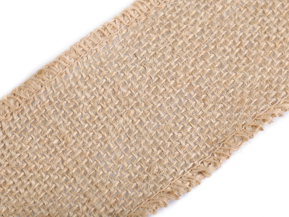 Band in Jute, Breite 60 mm (Pack 4,5 m) - Natural Ecru Band in Jute, Breite 60 mm (Pack 4,5 m) - Natural Ecru