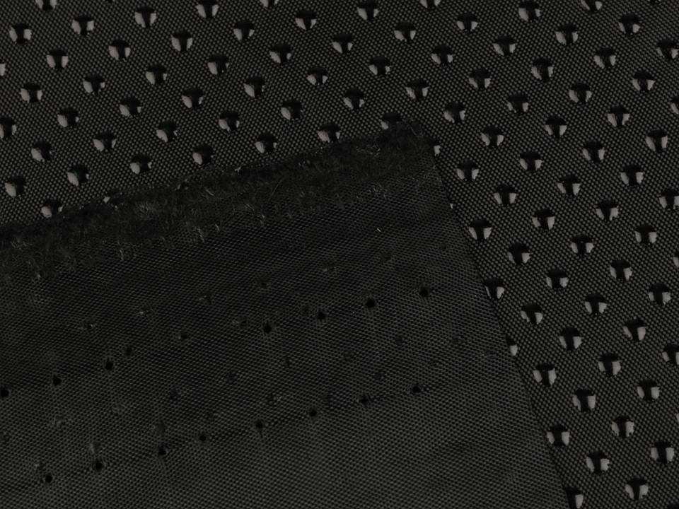 Textilmaterial mit Anti-Skid-Bolinen, pro Meter - Schwarz Textilmaterial mit Anti-Skid-Bolinen, pro Meter - Schwarz