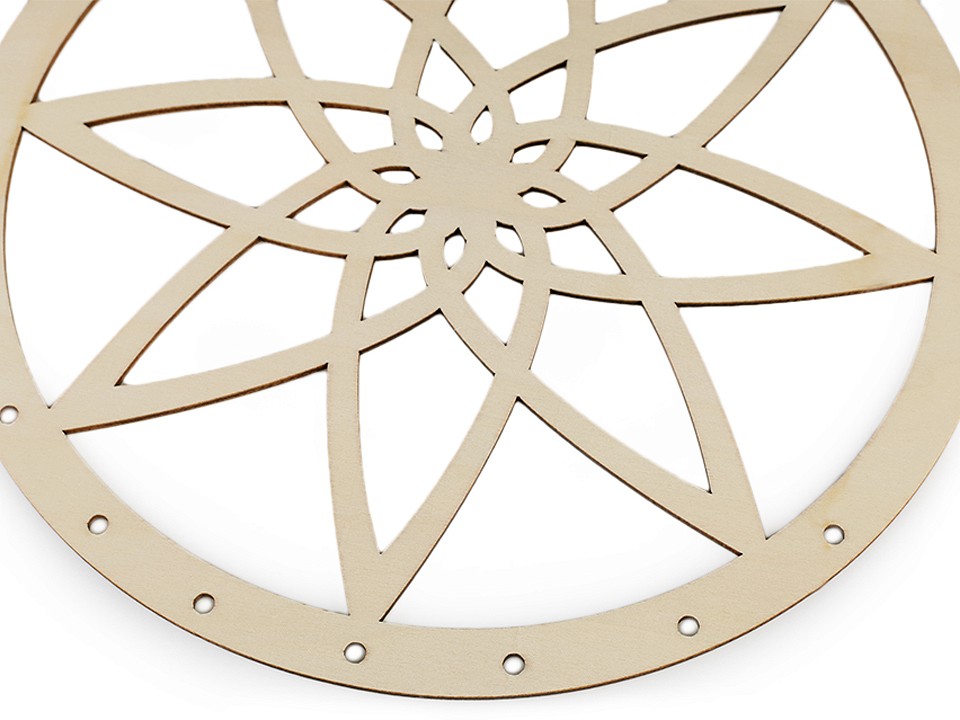 Holzkreis für Mandala-Träume, Ø25 cm - offene Natur Holzkreis für Mandala-Träume, Ø25 cm - offene Natur