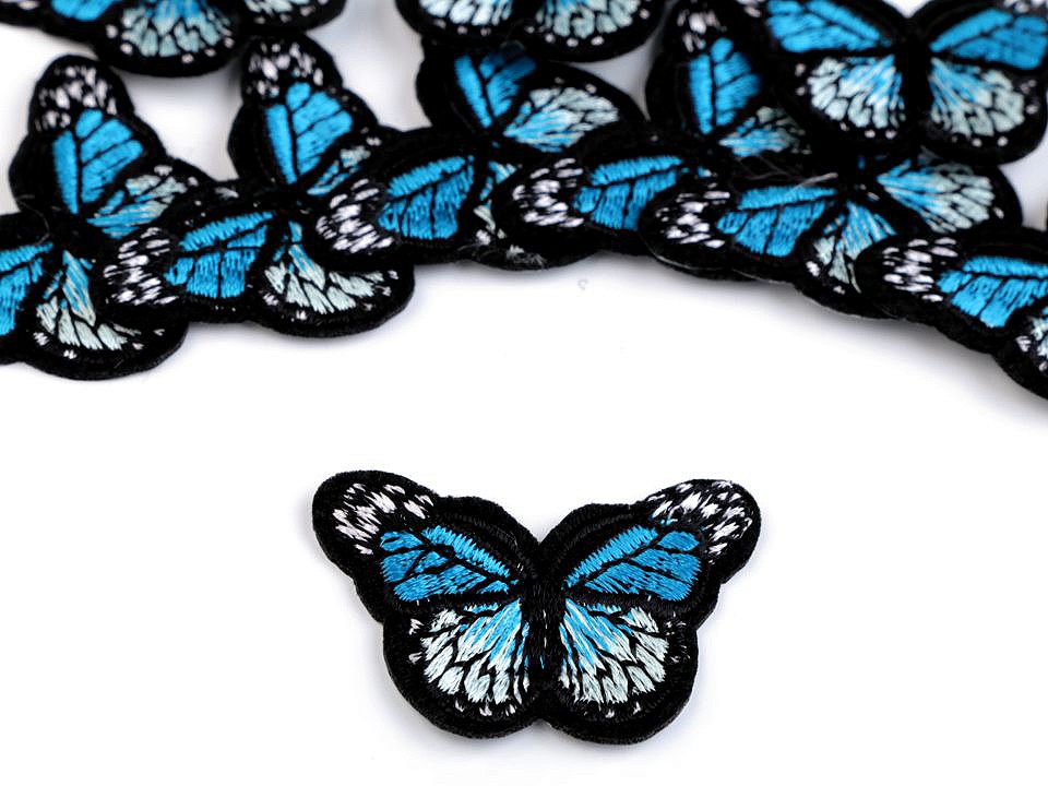 Thermische Anwendung, kleiner Schmetterling (Pack 10 Stück) - Bleu Turquoise Thermische Anwendung, kleiner Schmetterling (Pack 10 Stück) - Bleu Turquoise