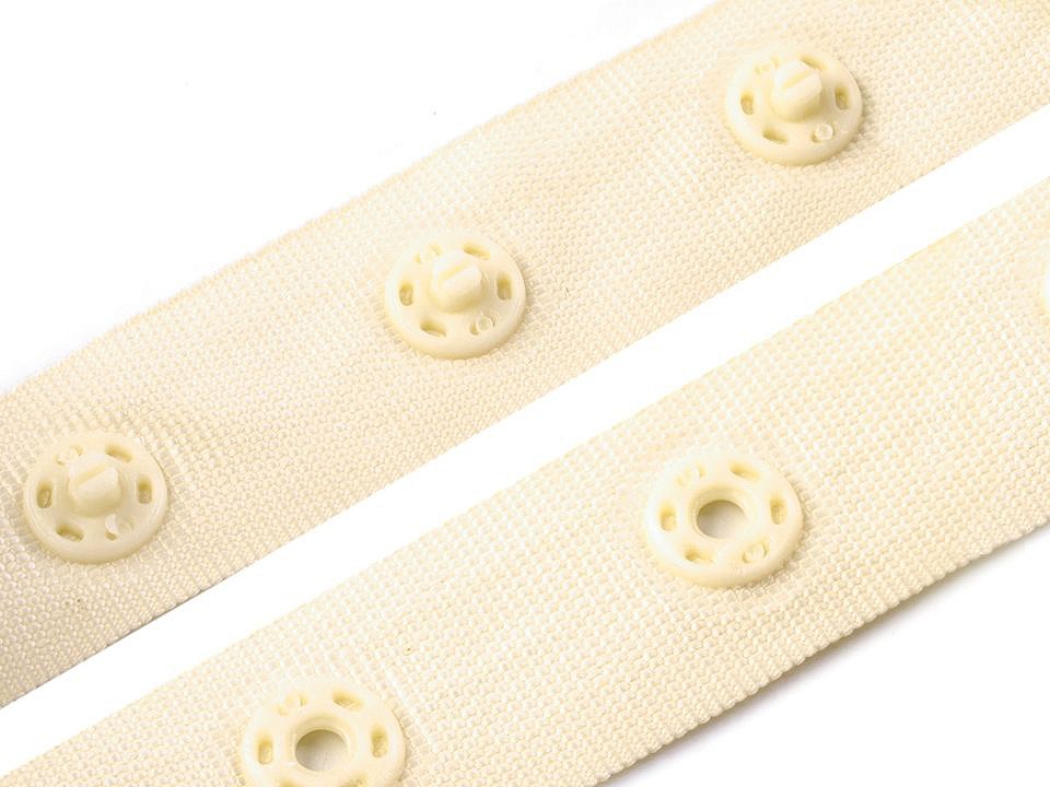 Stapse Tape to Meter, 18 mm - Sahne sehr offen Stapse Tape to Meter, 18 mm - Sahne sehr offen