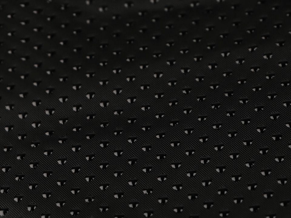 Textilmaterial mit Anti-Skid-Bolinen, pro Meter - Schwarz Textilmaterial mit Anti-Skid-Bolinen, pro Meter - Schwarz