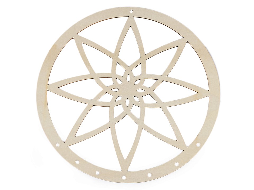 Holzkreis für Mandala-Träume, Ø25 cm - offene Natur Holzkreis für Mandala-Träume, Ø25 cm - offene Natur
