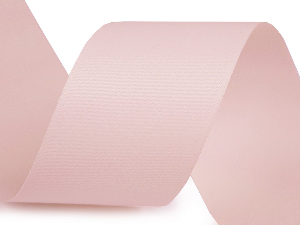 Doppel-Satin-Mattband, 40 mm breit (Rolle 20 m) - Pedurated Pink - Open Doppel-Satin-Mattband, 40 mm breit (Rolle 20 m) - Pedurated Pink - Open