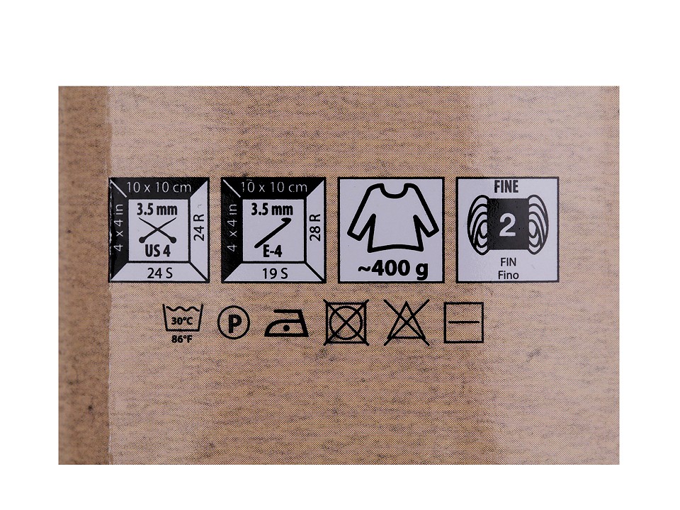 Strickgarn Jeans Crazy 50 g, hellbeige Strickgarn Jeans Crazy 50 g, hellbeige