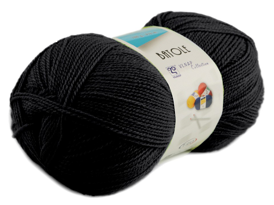 Strickgarn Batole 100 g - schwarz