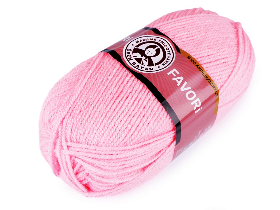 Strickgarn Favori 100 g - Hellrosa Strickgarn Favori 100 g - Hellrosa