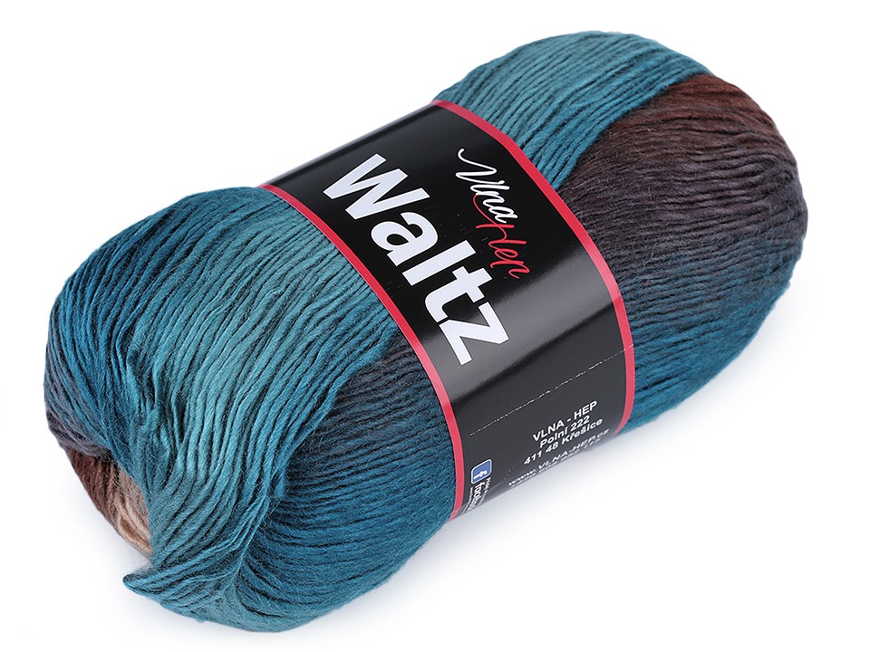 Strickgarn Waltz 100 g, Petrol blau