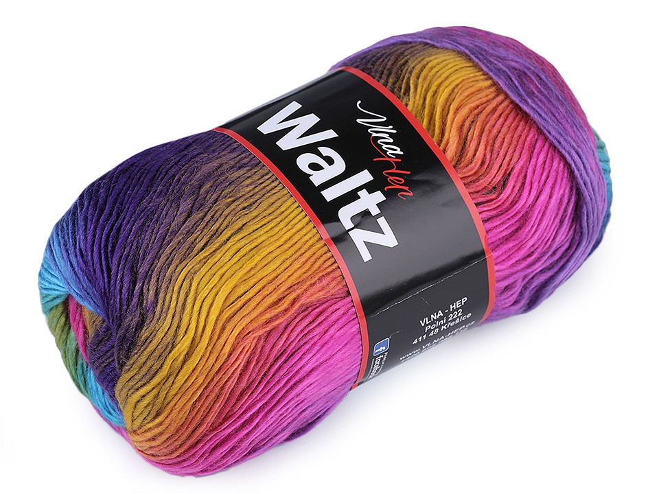 Strickgarn Waltz 100 g, Multicolor Strickgarn Waltz 100 g, Multicolor