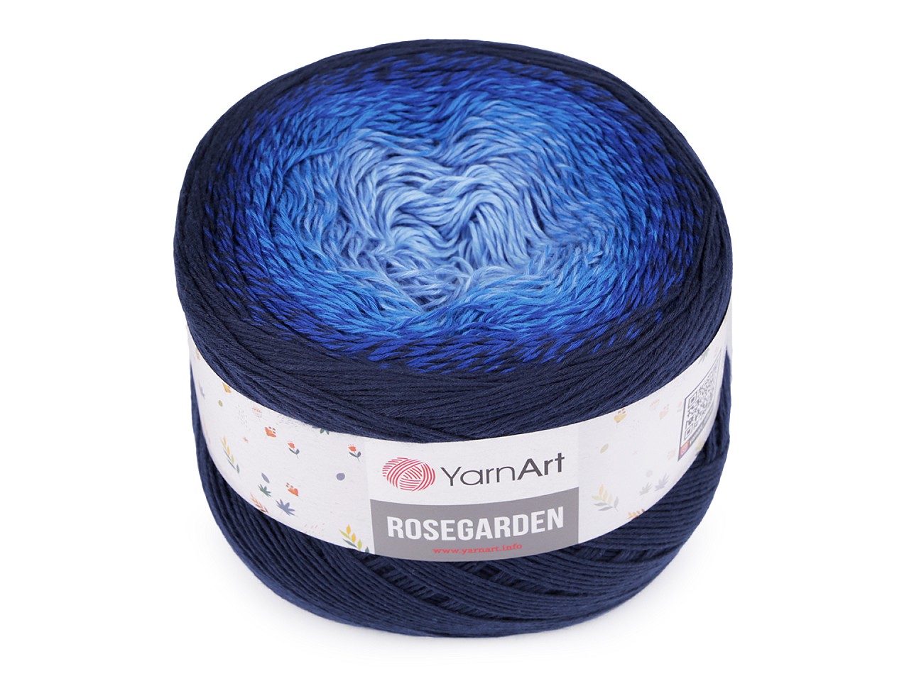Rosegarden Strickgarn Baumwolle 250 g, dunkelblau