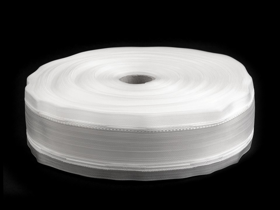 Gardinenband Smokfalten Breite 50 mm, White, 50 m Gardinenband Smokfalten Breite 50 mm, White, 50 m
