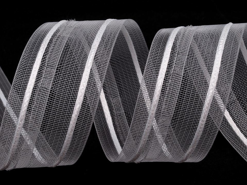 Gardinenband Bleistiftfalten Breite 50 mm, Transparent, 50 m Gardinenband Bleistiftfalten Breite 50 mm, Transparent, 50 m
