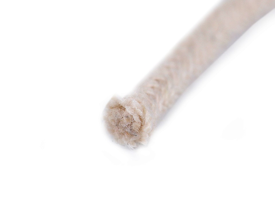 Macrame / Häkelnschnur, Ø4 mm (50 m Rolle) - ECRU öffnen Macrame / Häkelnschnur, Ø4 mm (50 m Rolle) - ECRU öffnen