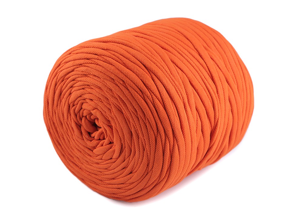 Spaghetti-Strickband, 650-700 g - Orange Spaghetti-Strickband, 650-700 g - Orange