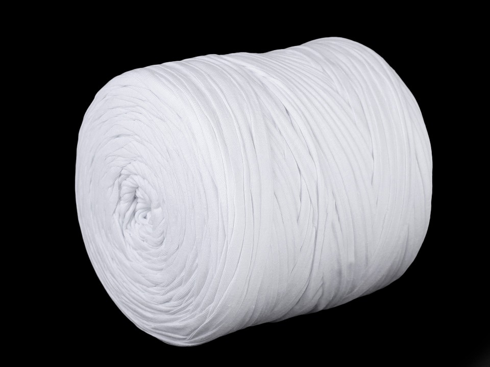 Spaghetti-Strickband, 700 g - Weiß Spaghetti-Strickband, 700 g - Weiß