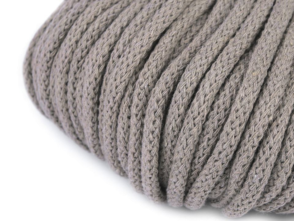 Drei Baumwollcreek, Ø5 mm (10 M Pack) - Geschlossene Beige Drei Baumwollcreek, Ø5 mm (10 M Pack) - Geschlossene Beige