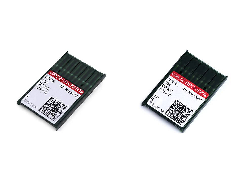 Maschinennadeln für industriemaschinen groz-beckert 70; 80; 90; 100 - Nickel (1 Dosis)