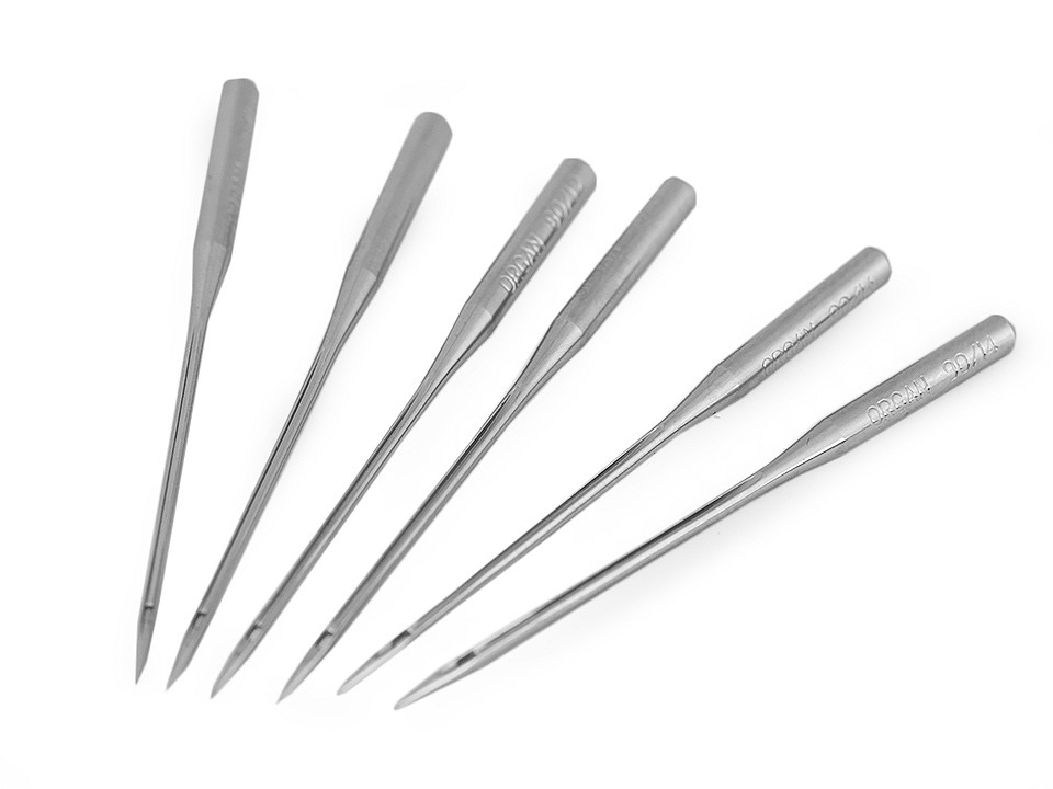 Maschinennadeln elx 705 chromium suk 80; 90 organ für overlock - Nickel (5 Dosen)