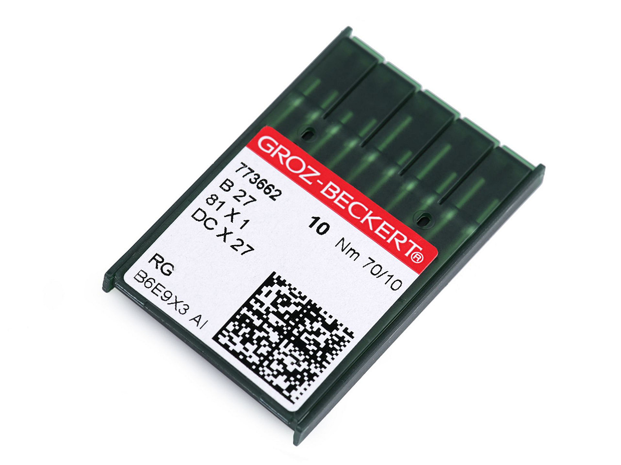 Maschinennadeln groz-beckert b27 70; 80; 90 für overlocks/industrienähmaschinen - Nickel (1 Dosis)