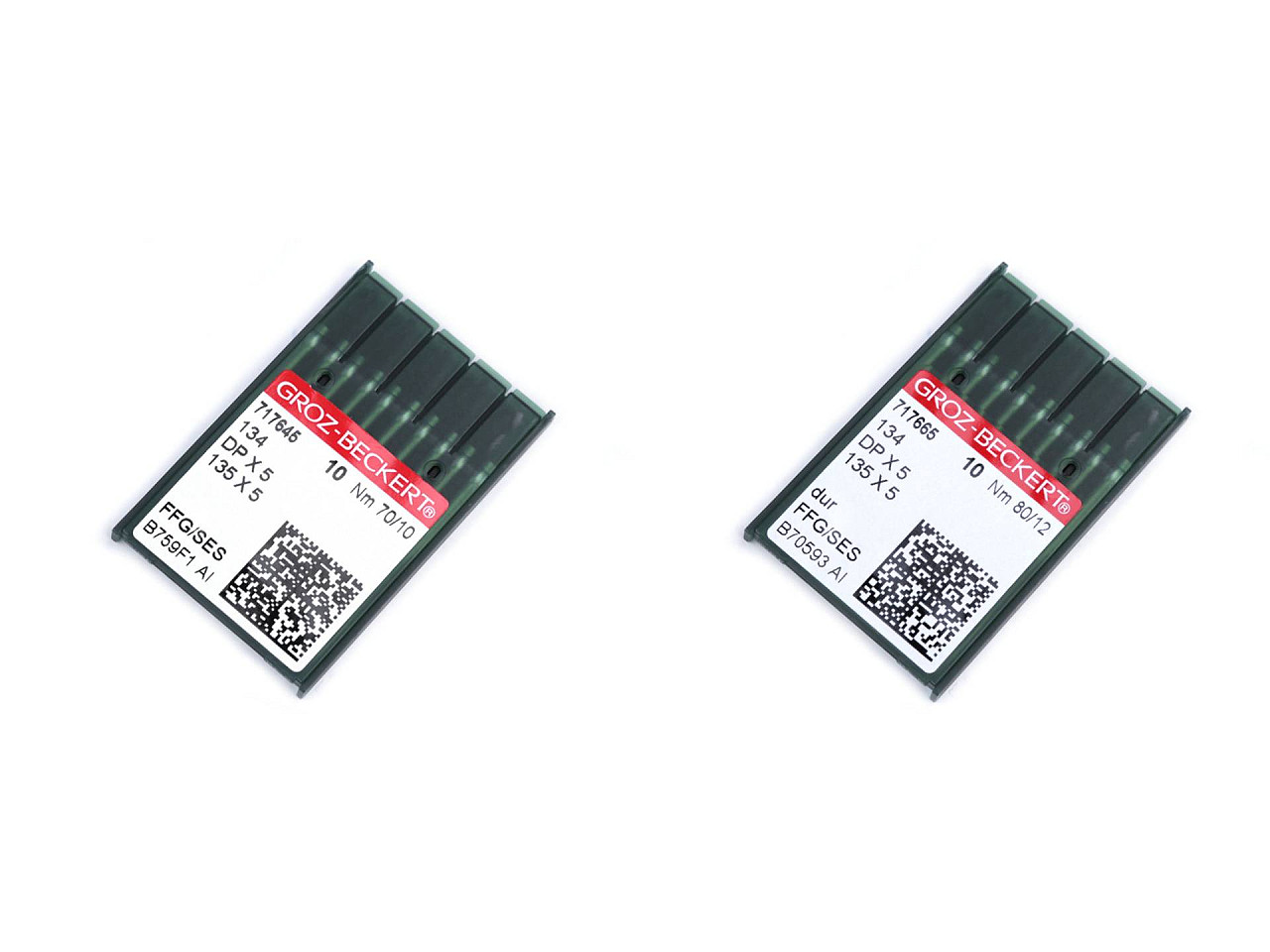 Maschinennadeln für industrienähmaschinen groz - beckert 70; 80; 90 für strickstoff - Nickel (1 Dosis)