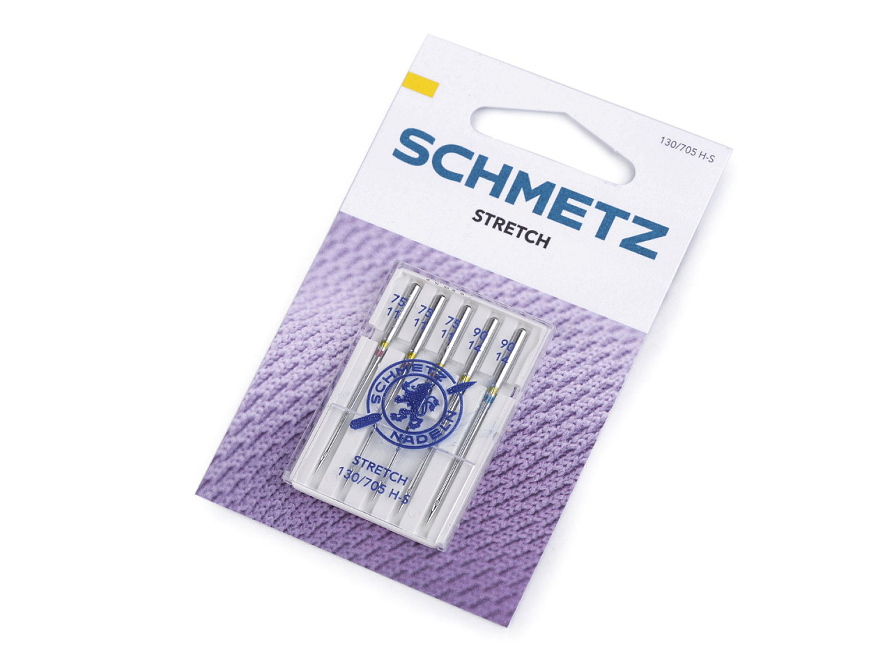 Nähmaschinennadeln stretch 75; 90 schmetz auf sb karte - Nickel (1 Karte)