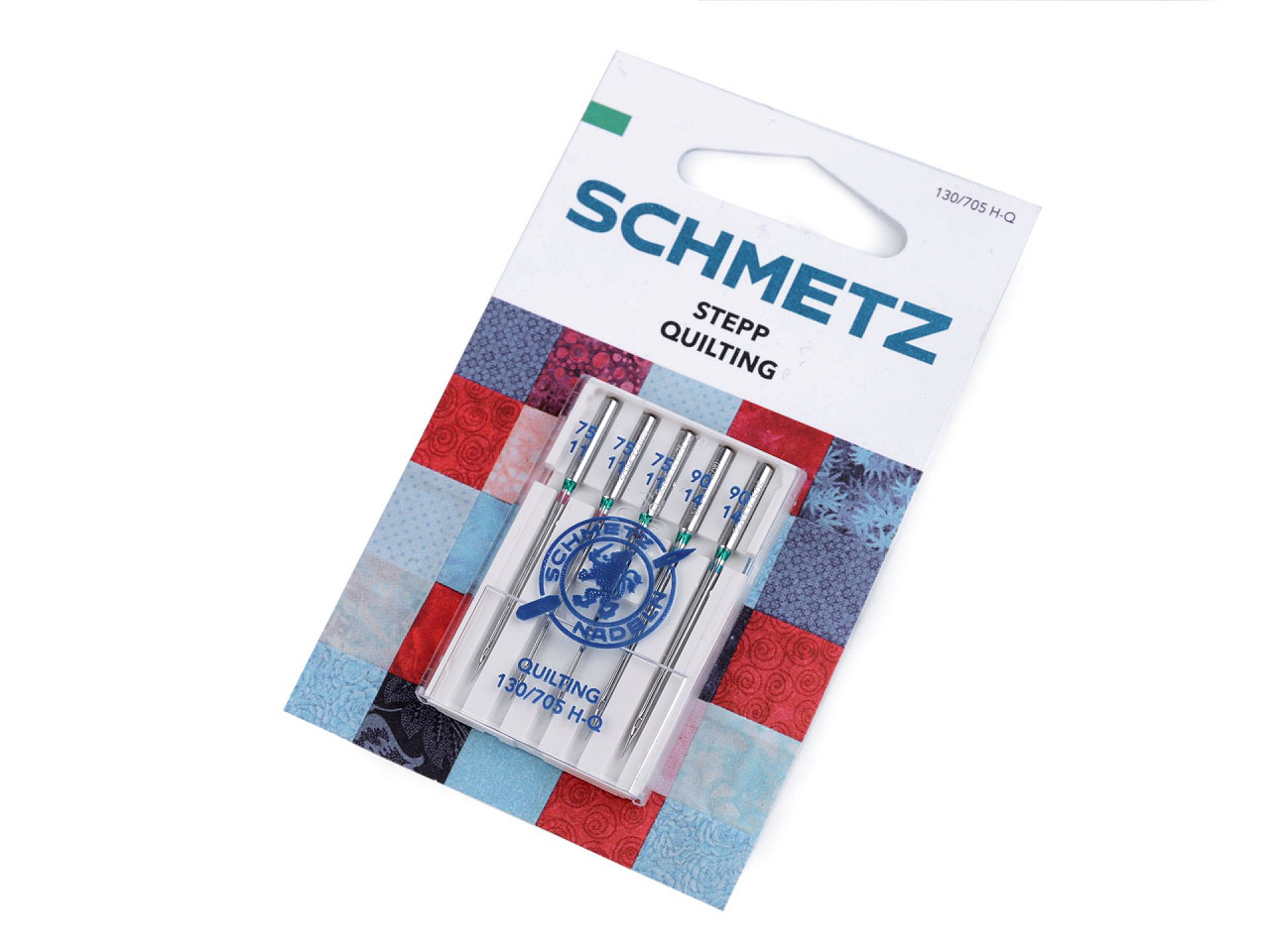 Maschinennadeln quilting 75; 90 schmetz auf sb karte - Nickel (1 Karte)