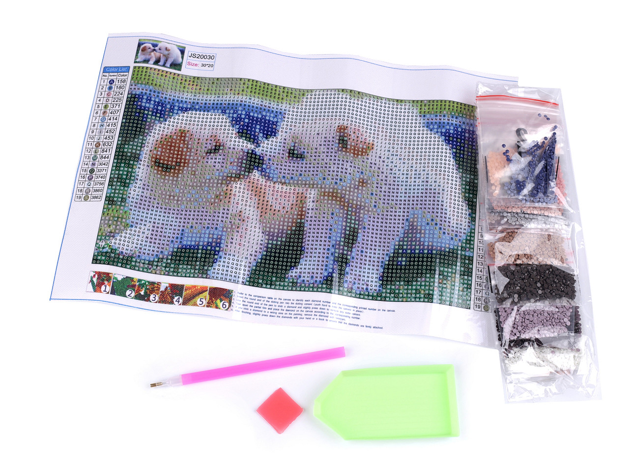 Diamantmalerei 20 × 30 cm - Siehe abbildung (1 Set)