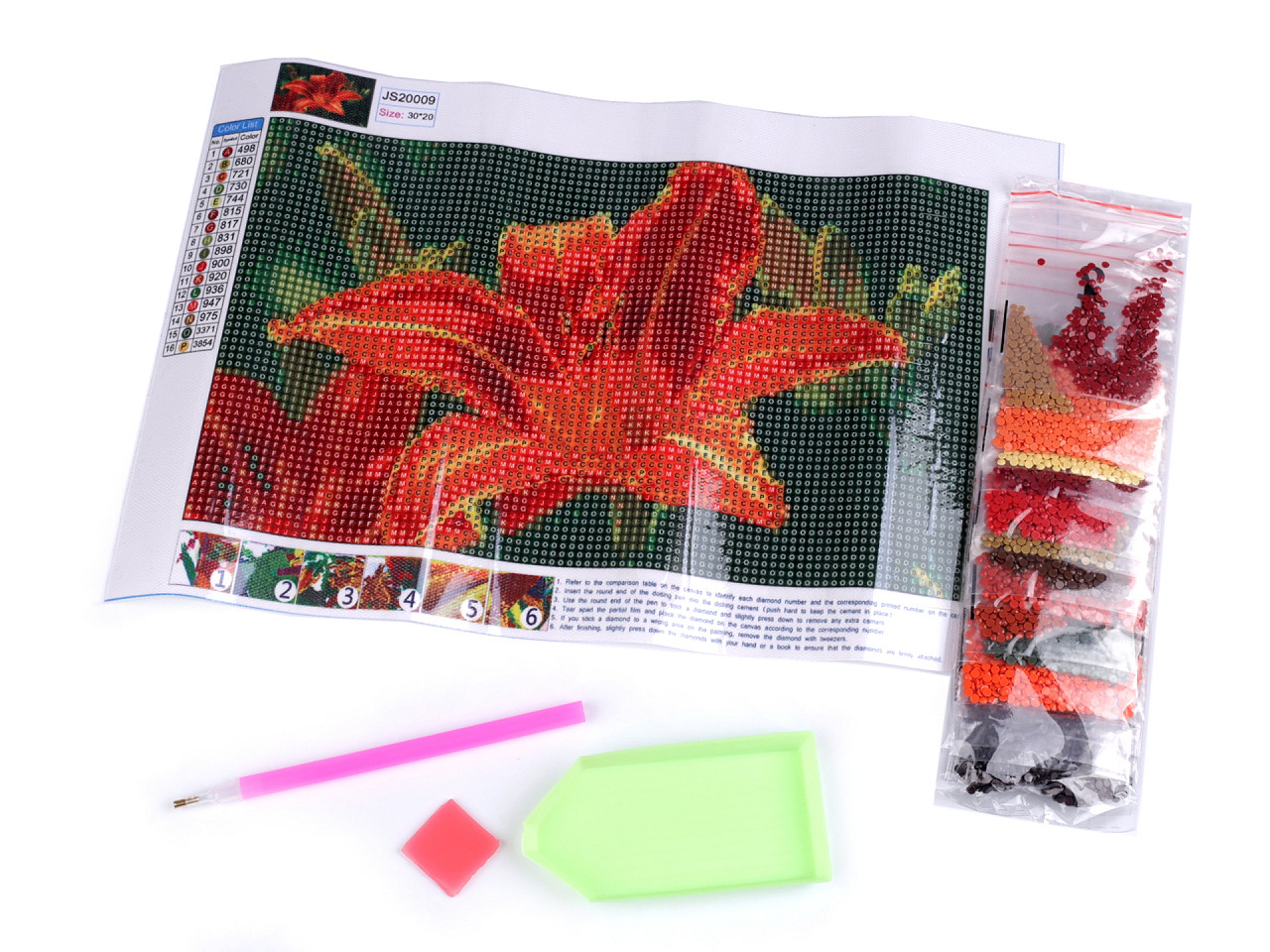 Diamantmalerei 20 × 30 cm - Siehe abbildung (1 Set)