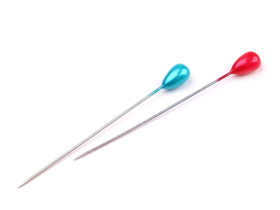 Dekorative stecknadeln 55 mm perlmutt-kopf - Perlmutt-weiß (1 Dosis)