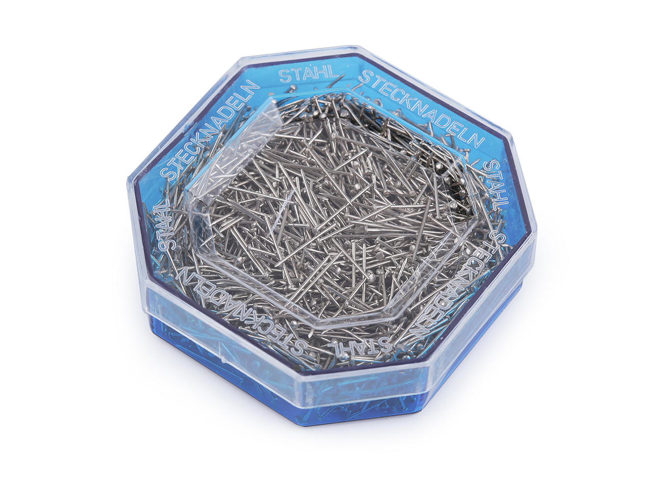 Stecknadeln ganzmetallisch länge 16 mm - Nickel (1 Dosis)